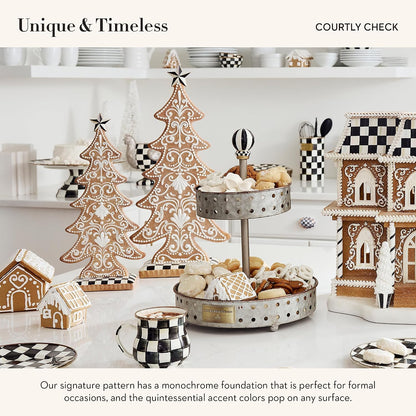MACKENZIE-CHILDS Tabletop Tree, Small, Gingerbread Cookie