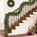 1Pcs 16FT Lifelike Touch Artificial Cedar Garland for Christmas Home Decor