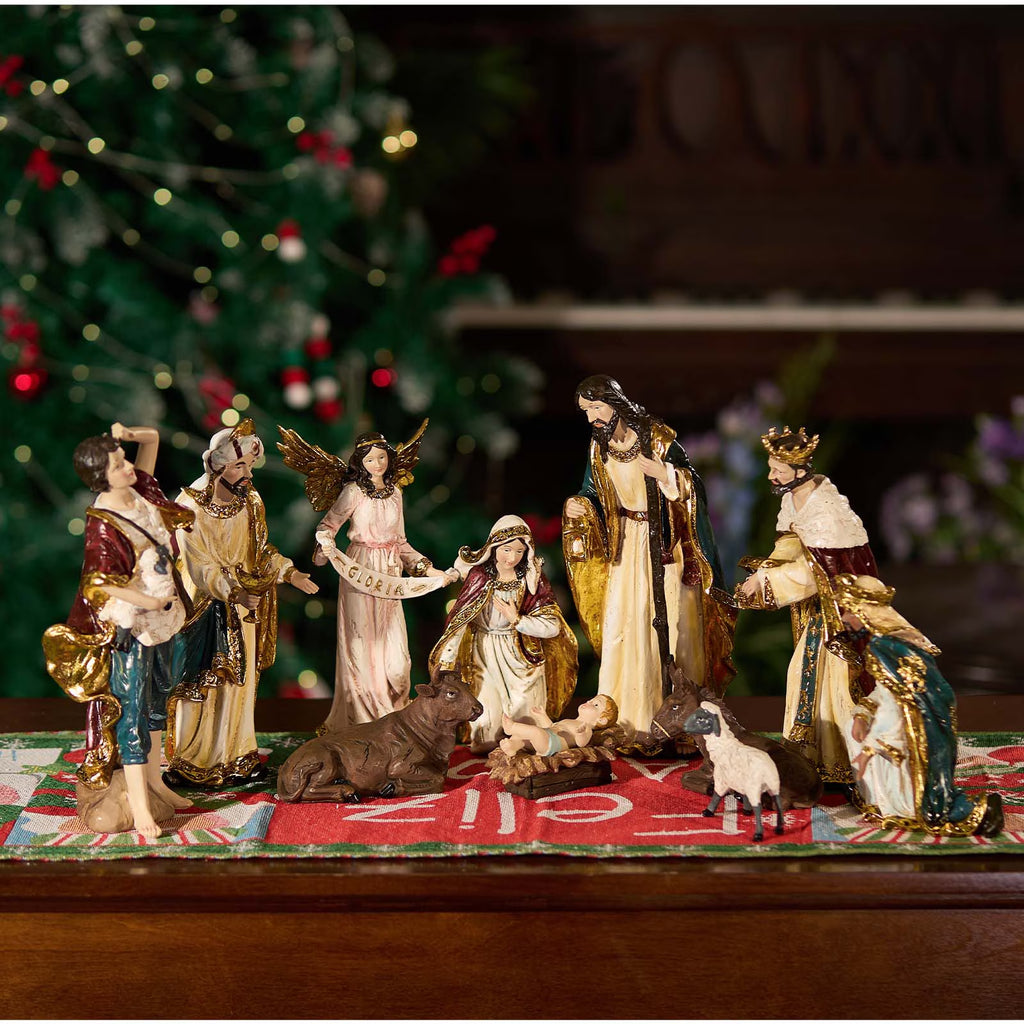 Nativity Set 11-Piece per Pack 12-Inch Christmas Home Decor Figurines Gift