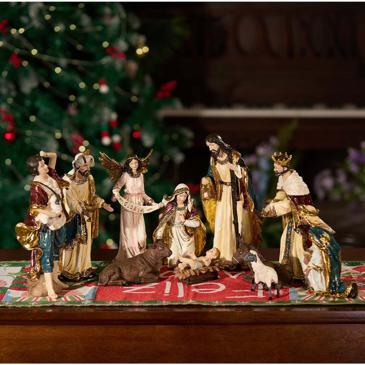 Nativity Set 11-Piece per Pack 12-Inch Christmas Home Decor Figurines Gift