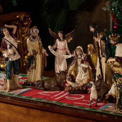 Nativity Set 11-Piece per Pack 12-Inch Christmas Home Decor Figurines Gift