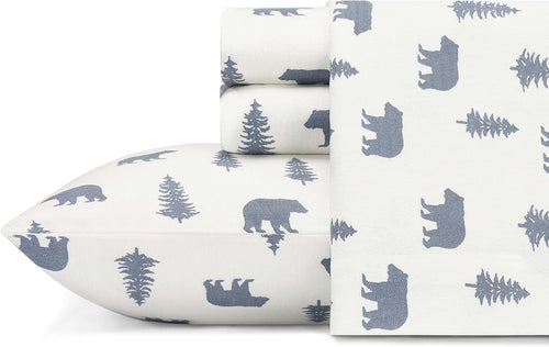 - King Sheets, Cotton Flannel Bedding Set, Brushed for Extra Softness, Cozy Home Décor & Sheets, Cotton Flannel Bedding Set, Brushed for Extra Softness, Cozy Home Décor
