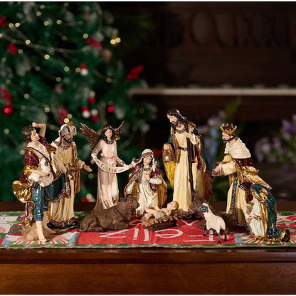 Nativity Set 11-Piece per Pack 12-Inch Christmas Home Decor Figurines Gift
