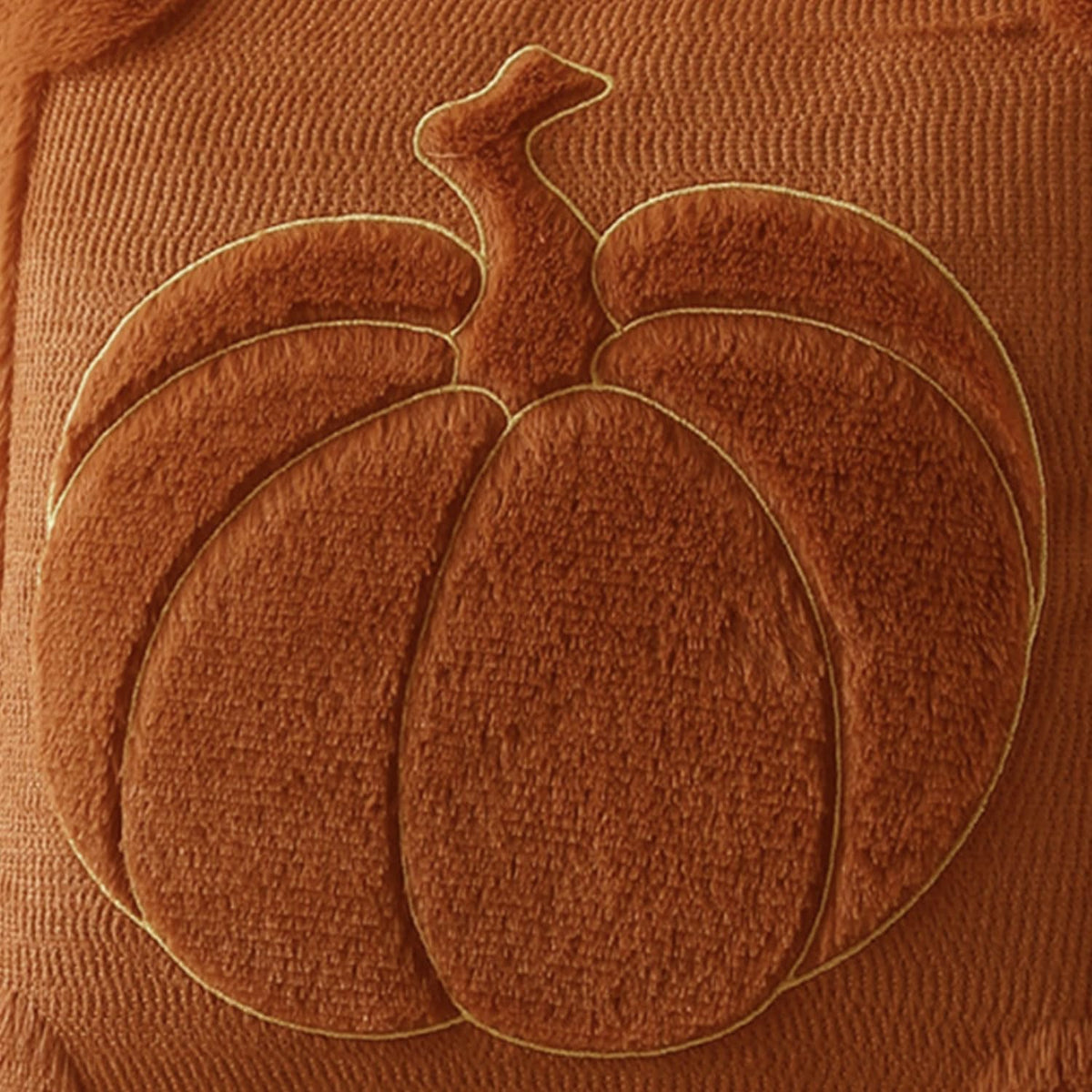 Rust Pumpkin Fall Pillow Covers - 18x18  Home Decor for Autumn Charm