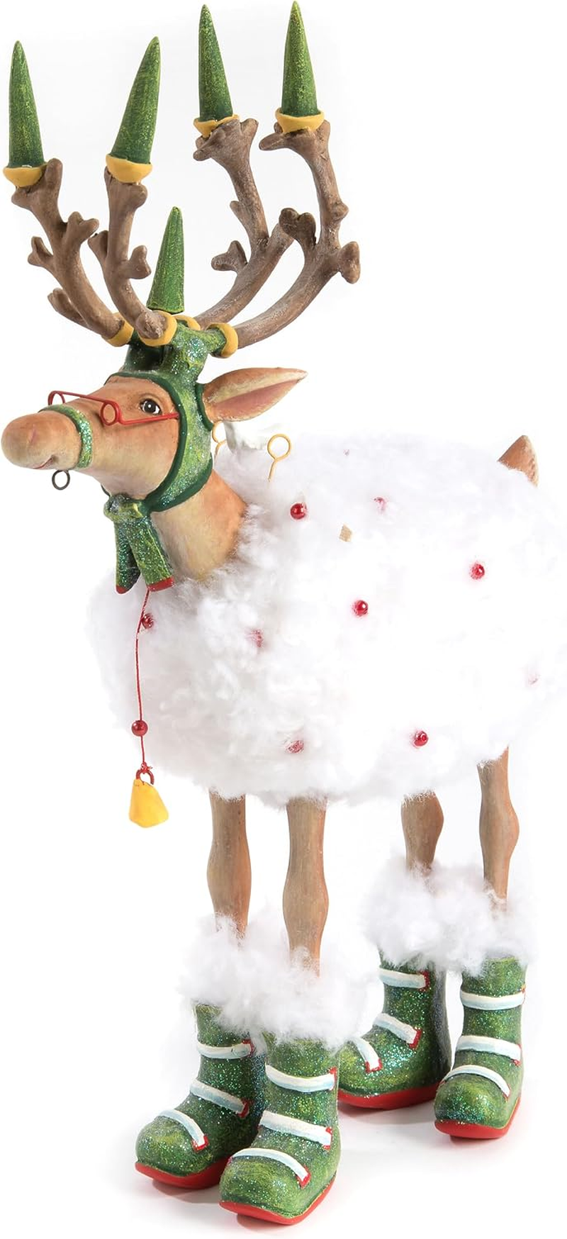 MACKENZIE-CHILDS Patience Brewster Dash Away Figurine, Christmas Home Decor, Blitzen Reindeer