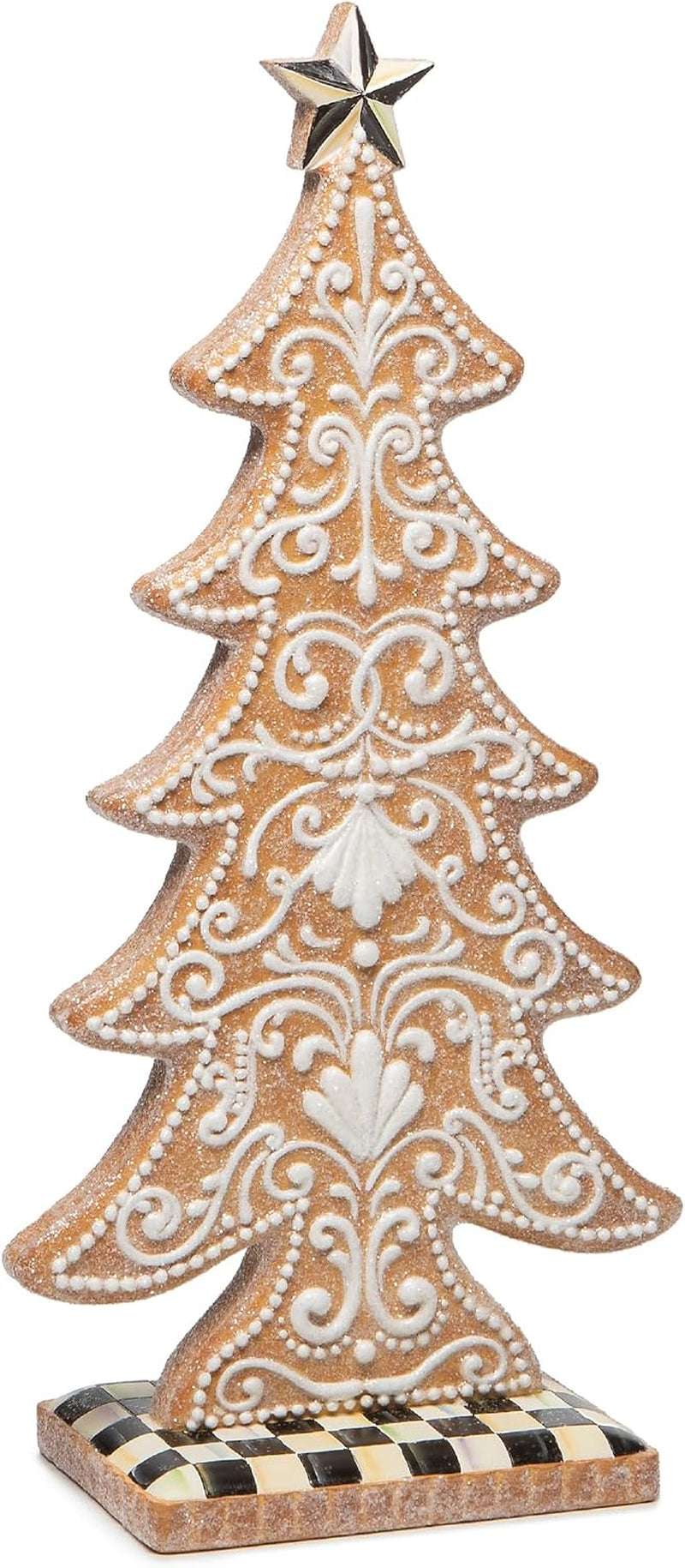 MACKENZIE-CHILDS Tabletop Tree, Small, Gingerbread Cookie