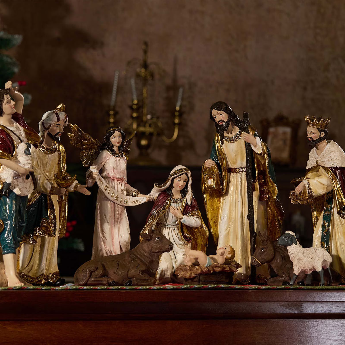 Nativity Set 11-Piece per Pack 12-Inch Christmas Home Decor Figurines Gift