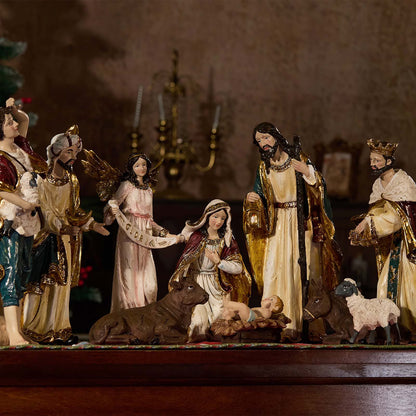 Nativity Set 11-Piece per Pack 12-Inch Christmas Home Decor Figurines Gift