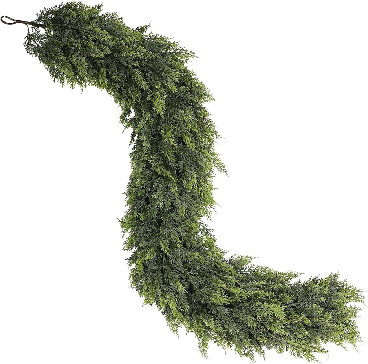 1Pcs 16FT Lifelike Touch Artificial Cedar Garland for Christmas Home Decor