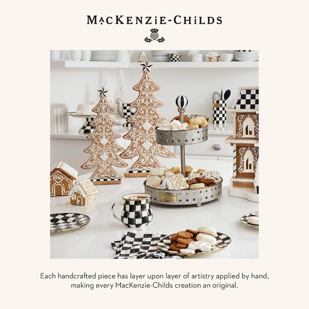 MACKENZIE-CHILDS Tabletop Tree, Small, Gingerbread Cookie
