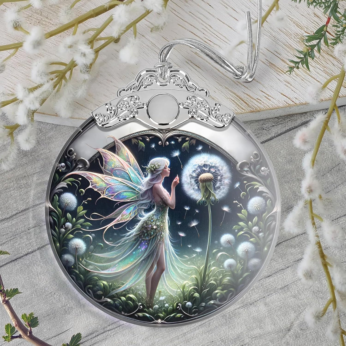 Christmas Ornament, 2026 Ornaments for Christmas Tree, Stained Glass Hanging Ornament, Holiday Ornaments, Unique Gift Idea - Fairy